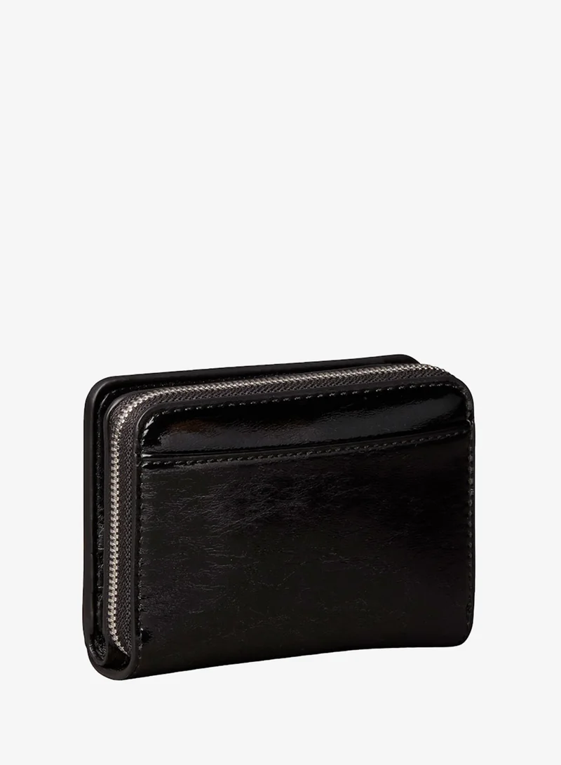 CALVIN KLEIN Metallic Monogram Zip Wallet